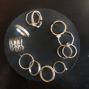 12 Ring Set Gold